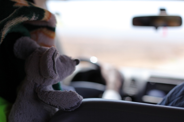 La Miss Addis en taxi